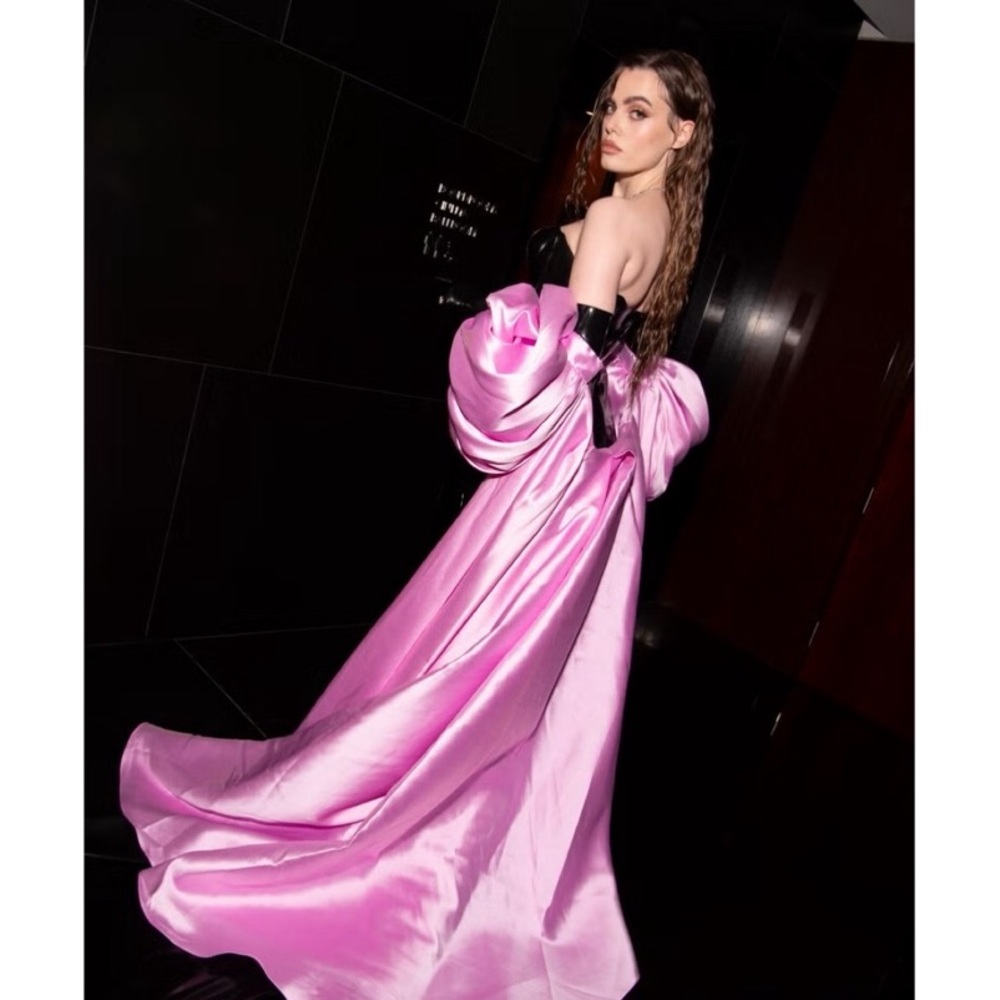 Solace London Lea Strapless Evening Gown